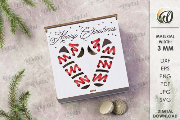 Embroidery Christmas Gift Box: A Winter Laser Cutting Gem