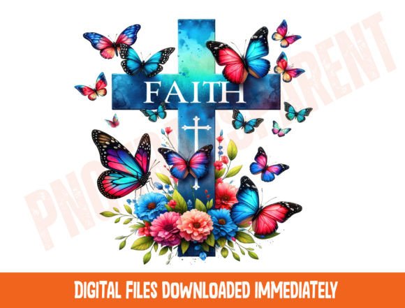Exploring Faith Cross PNG for T-Shirt Designs and Graphics
