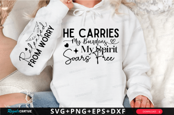 He Carries My Burdens: A Versatile Religious SVG