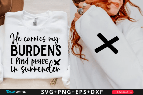He Carries My Burdens SVG: A Versatile Graphics Asset