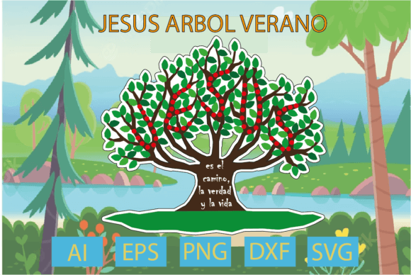 Jesús Árbol Verano: A Versatile Graphic for T-Shirt Designs