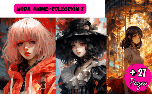 MODA ANIME-COLECCIÓN 2: A Vibrant Graphics and Illustrations Asset