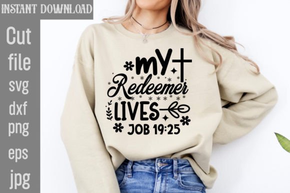 My Redeemer Lives Job 19 25 SVG Cut File