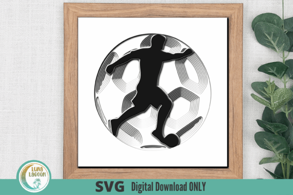 Review: SOCCER FÚTBOL Male 3D SVG for Shadow Box