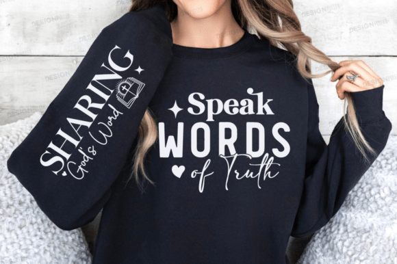 Speak Words of Truth: A Versatile Graphic for T-Shirt Designs