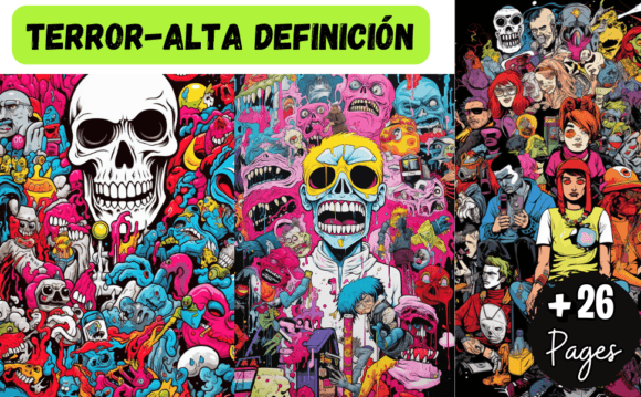 TERROR-ALTA DEFINICIÓN: A Bold Graphics and Illustrations Package